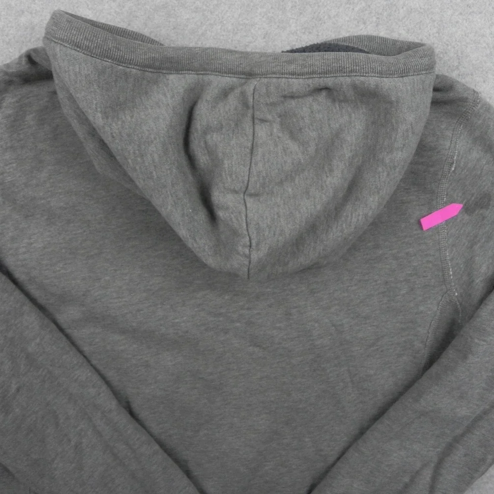 J.Crew Hoodie Mens Medium Gray Full Zip Outerwear Fleece Cotton Sweatshirt 18038